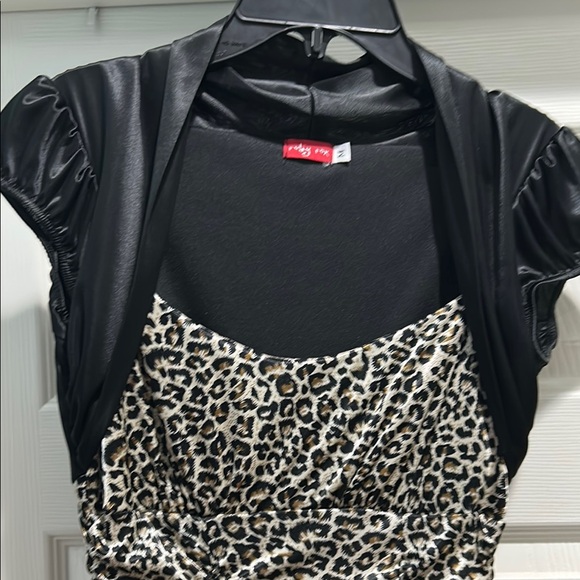 Ruby Rox Cheetah  Dress - Picture 3 of 6